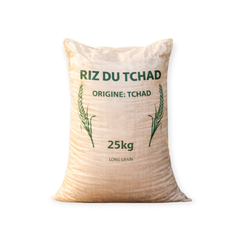 Riz local Tchad (sac 25 kg)